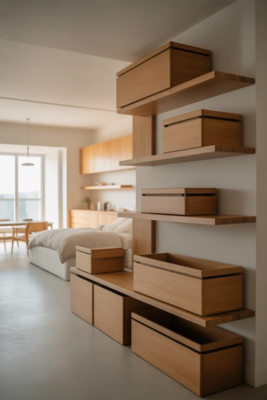 21 Apartment Organizing Hacks That Reduce Visual Clutter Fast 9 Limit Storage Variety to Reduce Visual Fragmentation