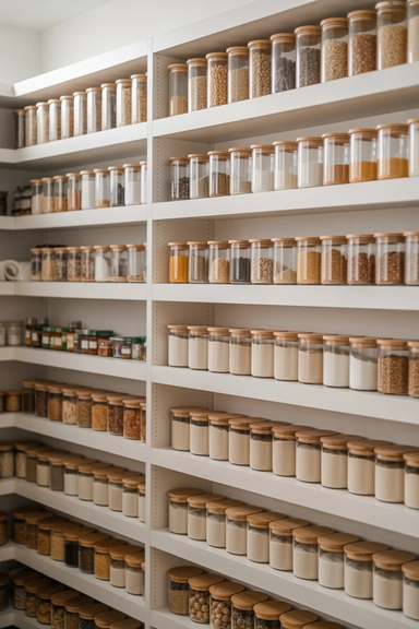 Label Containers and Shelves