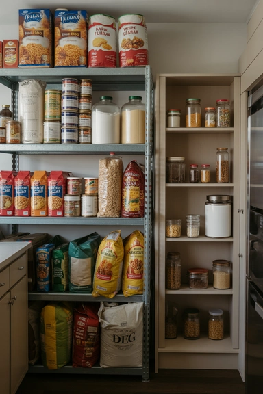 Store Bulk Backstock Outside the Pantry