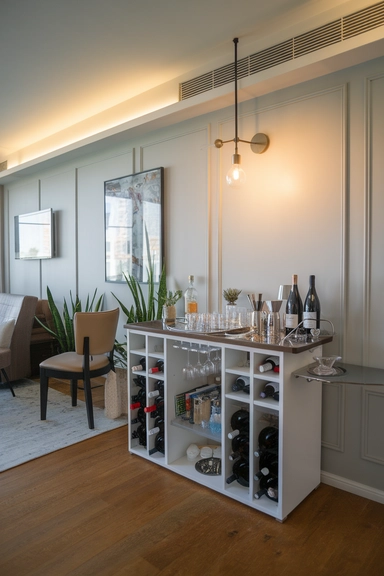 22 IKEA Dining Room Storage Ideas For Real Homes 10 Style a RIMFORSA Bar Cabinet for Elegant Drink Storage