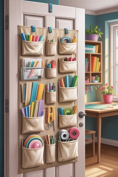 Door-Back Organizers for Tools and Light Materials