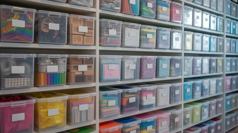 Craft closet organization ideas