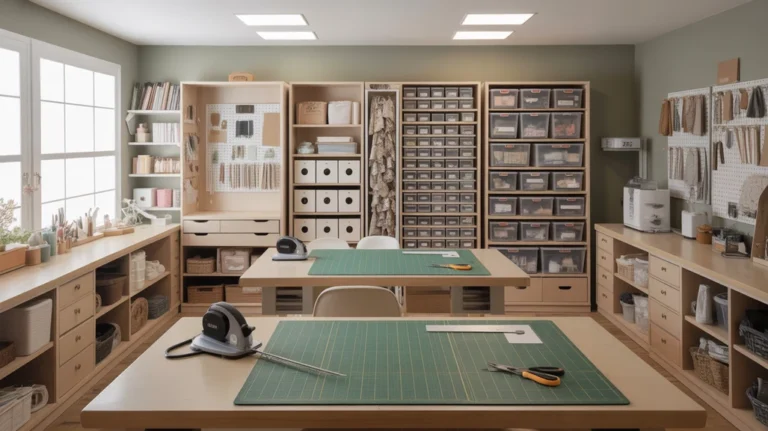Craft room layout ideas