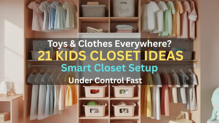 Kids Closet Organization Ideas