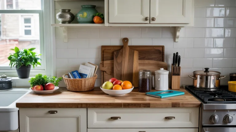 Kitchen counter organization ideas