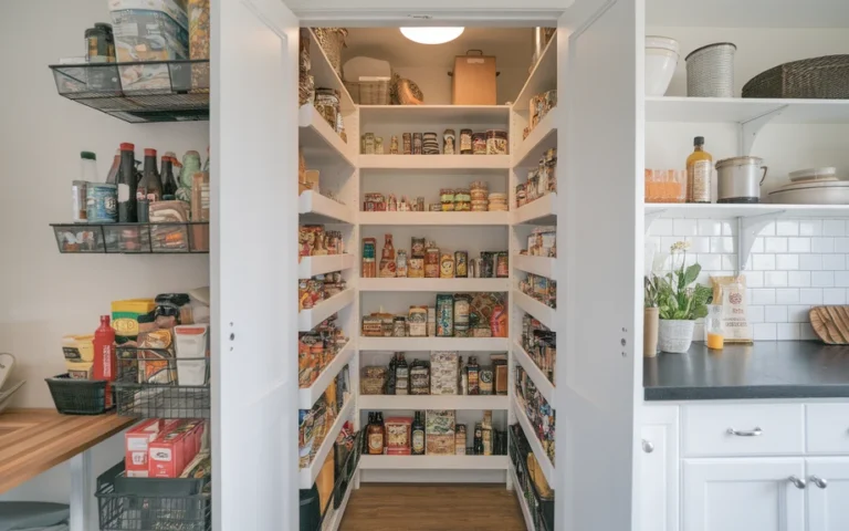 walk-in pantry organization