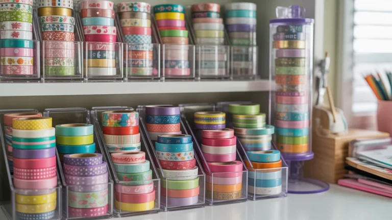 Washi tape organizing ideas