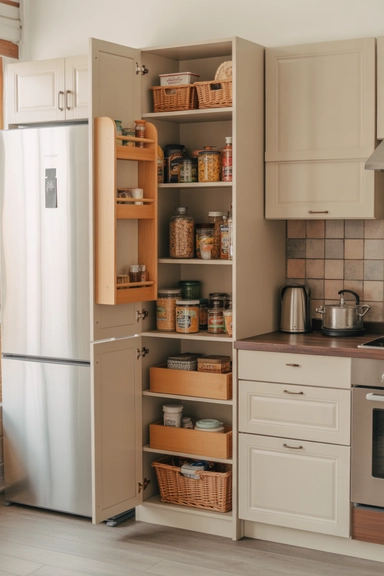 21 Pantry Cabinet Ideas That Make Kitchen Storage Work Harder 3 Freestanding Pantry Cabinets for Flexible Layouts