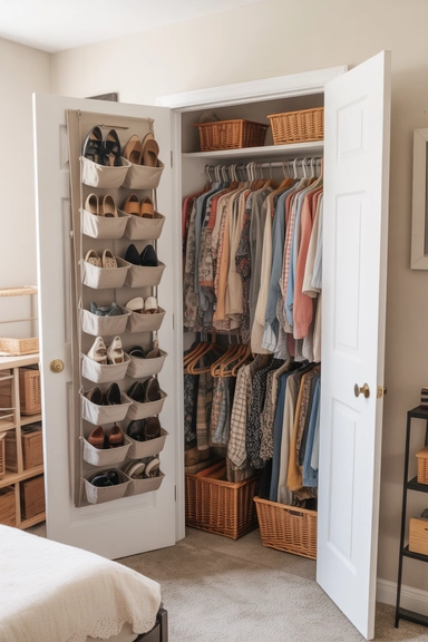 Over-the-Door Storage That Uses Forgotten Space