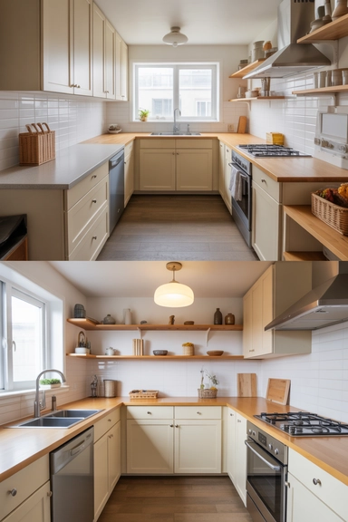 23 Small Kitchen Remodel Ideas That Maximize Every Inch 2 Open Up the Layout for Better Flow