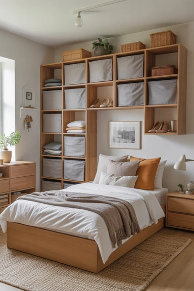 1 - Bedroom Cube Storage That Replaces Bulky Dressers