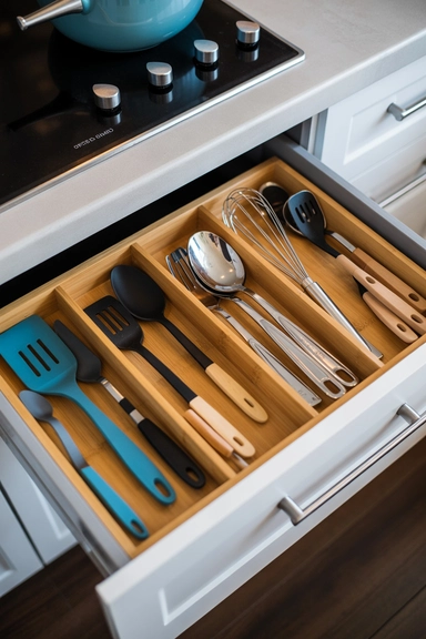  Use Drawer Dividers to Create Clear Utensil Sections
