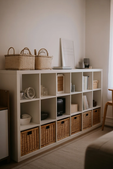 KALLAX Cube Units With Baskets for Flexible Storage