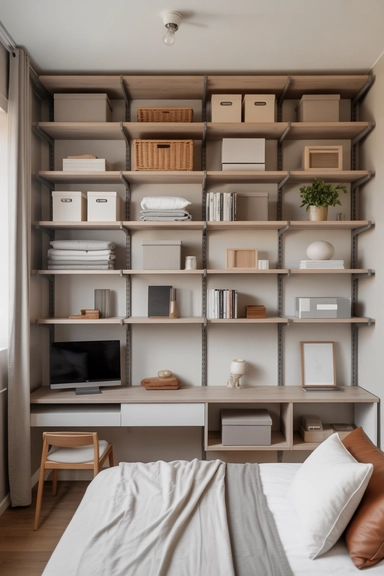 Vertical Wall Storage That Turns Empty Walls Into Functional Storage