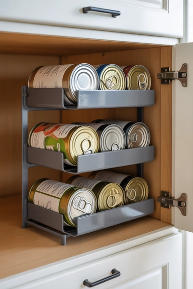 22 Amazon Kitchen Cabinet Organizer Ideas for Homes 10 Canned Goods Cabinet Organizers for Easy Visibility