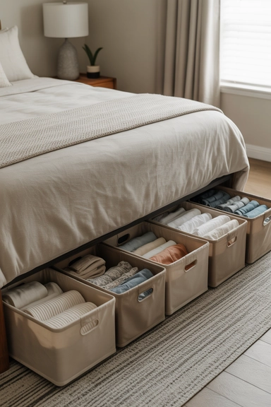 22 Amazon Home Organization Finds for Small Spaces 11 Expandable Under-Bed Storage That Captures Hidden Capacity