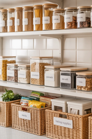 23 Kitchen Shelving Organization Ideas That Reduce Clutter 11 Label Systems That Prevent Shelf Drift