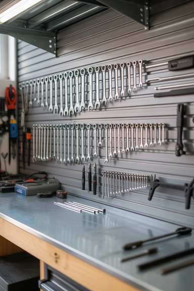 22 Garage Wall Storage Ideas That Free Up Floor Space 11 Magnetic Tool Strips for Quick-Access Metal Tools