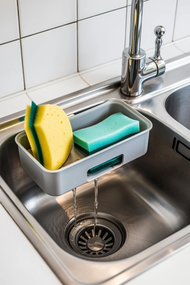 23 Under $20 Kitchen Organizer Ideas for Small Kitchens 11 Sink Caddies for Organized Cleaning Zones