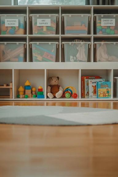 Toy Rotation Bins That Reduce Visual Overload