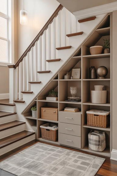 23 Chic Home Organization Ideas For Stylish Homes 11 Under-Stair Storage Solutions