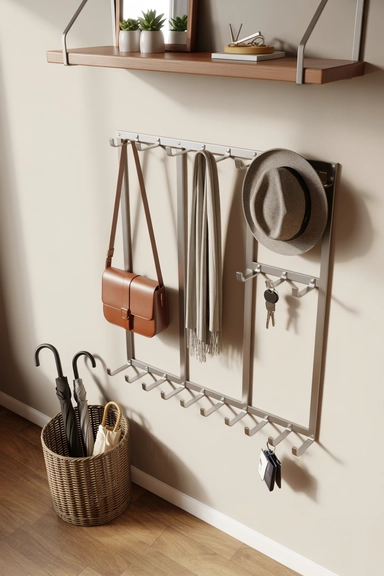 23 Chic Home Organization Ideas For Stylish Homes 12 Multi-Functional Wall Hooks and Racks