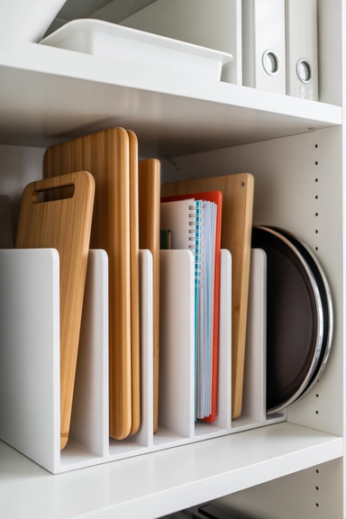 22 Amazon Home Organization Finds for Small Spaces 12 Vertical File Organizers That Turn Awkward Shelves Into Functional Storage