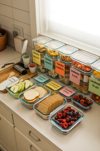 23 Back To School Organization Ideas For Families 12 Weekly Meal Prep for School Lunches