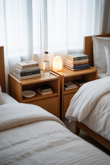21 Shared Kids Room Organization Ideas That Actually Work 13 Add Bedside Storage for Each Child
