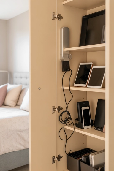 Closet Charging Stations That Hide Devices Completely