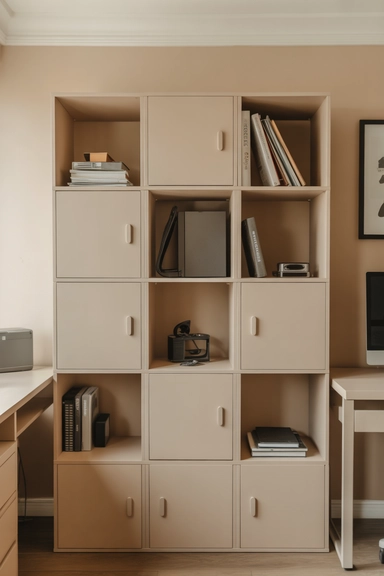 Cube Organizers With Doors for Hidden Storage