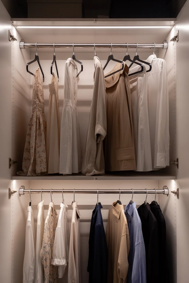 Install Adjustable Closet Rods for Flexibility