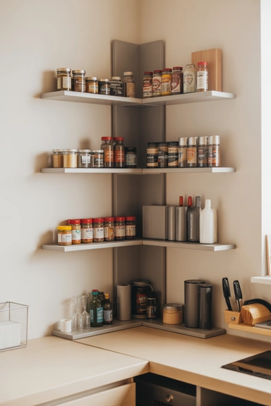 22 Amazon Home Organization Finds for Small Spaces 13 Corner Shelf Systems That Make Use of Difficult Angles