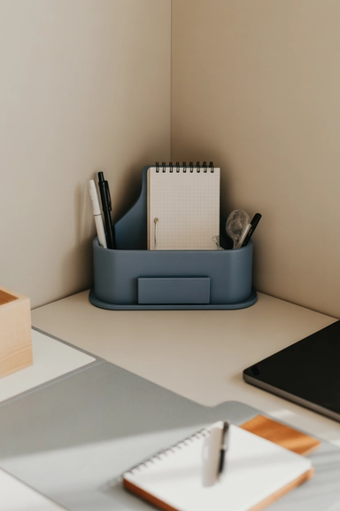 22 Desk Organization Ideas for Small Spaces That Stay Tidy 14 13 Use a Desktop Corner Organizer to Maximize Space result