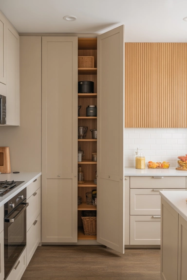 21 Pantry Cabinet Ideas That Make Kitchen Storage Work Harder 14 Pantry Cabinets That Blend With Kitchen Cabinetry
