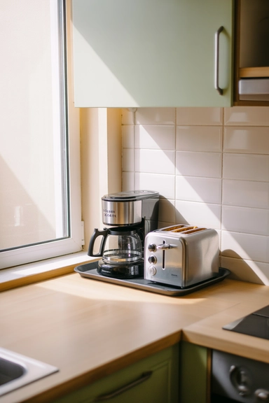 Countertop Zones That Limit Visible Appliances