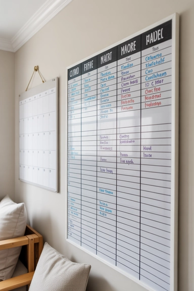 22 Family Command Center Ideas That Organize Daily Life 14 Family Chore and Responsibility Board