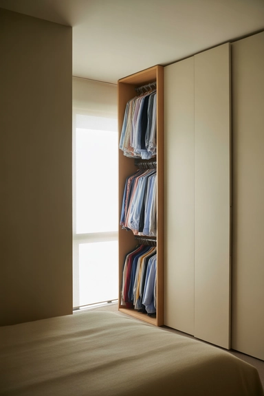 Narrow Wardrobe Extensions for Extra Hanging Space