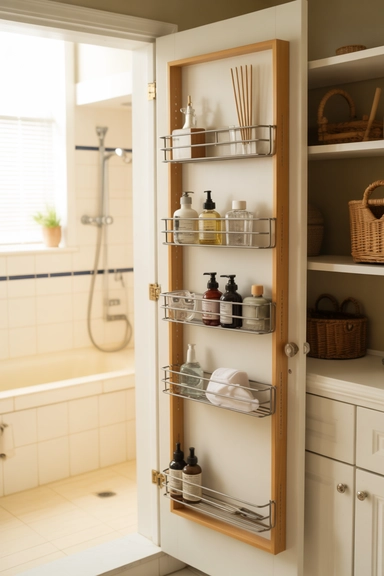 Cabinet Door Storage for Extra Capacity
