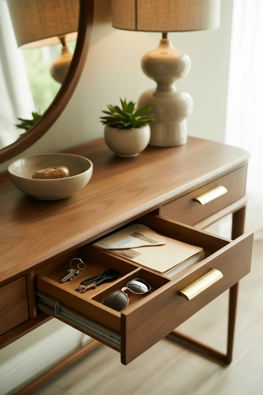 Entryway Tables With Drawer Storage for Small Items