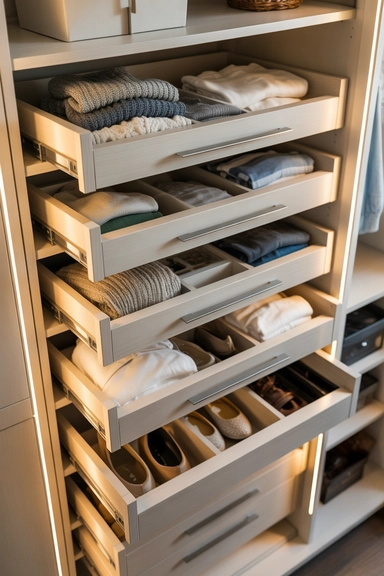 Incorporate Pull-Out Storage Solutions