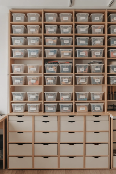 23 Hobby Room Design Ideas for Small Spaces That Maximize Every Inch 15 Use Labeled Containers to Maintain Order Long-Term