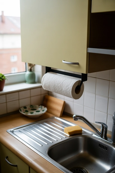 Mounted Paper Towel Holders That Free Surface Room