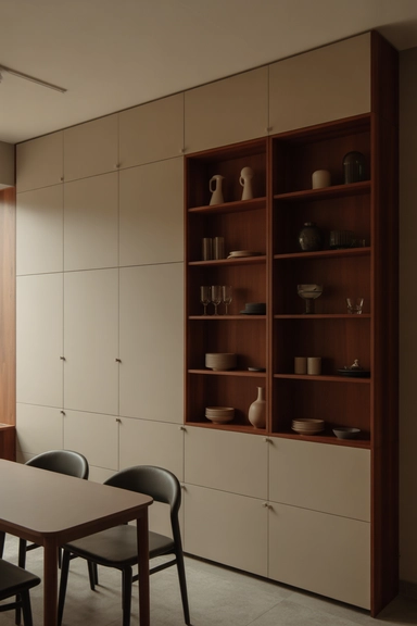 21 Small Dining Room Storage Ideas That Maximize Space 15 Storage Walls That Combine Shelving and Cabinets