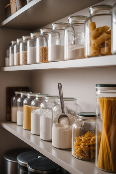Use Glass Jars for Dry Goods You Reach For Daily
