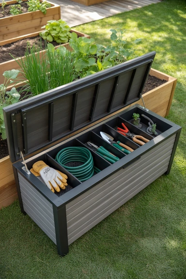 23 Garden Tool Organization Ideas for Garage and Shed Storage 15 Create Outdoor Storage With Weatherproof Containers