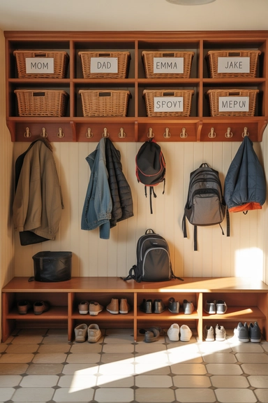 Family Entryway Systems With Individual Zones