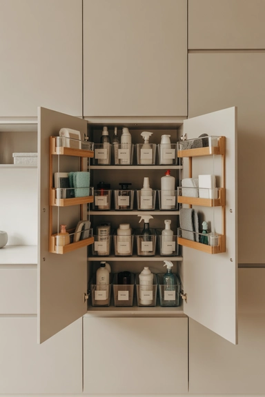 21 Cleaning Supplies Organization Ideas That Actually Work 16 Hidden Storage That Keeps Supplies Accessible but Out of Sight