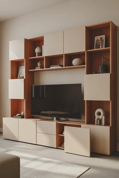 21 TV Stand Storage Ideas That Hide Everyday Mess 16 Modular TV Storage Units That Adapt to Changing Needs