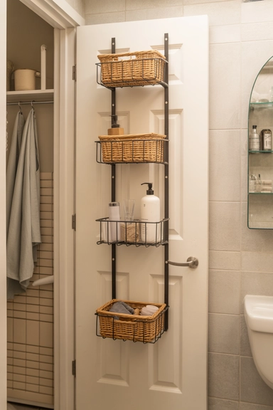 Over-Door Shelf Units for Extra Capacity